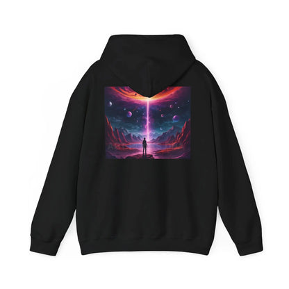 Cosmic Art Hoodie - Unisex Sweatshirt for Art Lovers Gift for Artists Space Vibes Unique Graphic Apparel Comfortable