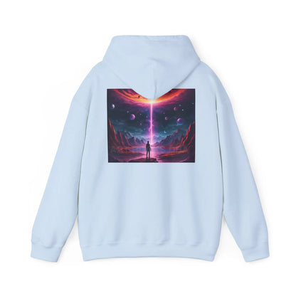 Cosmic Art Hoodie - Unisex Sweatshirt for Art Lovers Gift for Artists Space Vibes Unique Graphic Apparel Comfortable