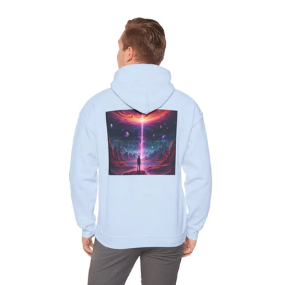Cosmic Art Hoodie - Unisex Sweatshirt for Art Lovers Gift for Artists Space Vibes Unique Graphic Apparel Comfortable