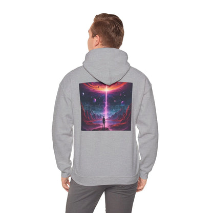 Cosmic Art Hoodie - Unisex Sweatshirt for Art Lovers Gift for Artists Space Vibes Unique Graphic Apparel Comfortable