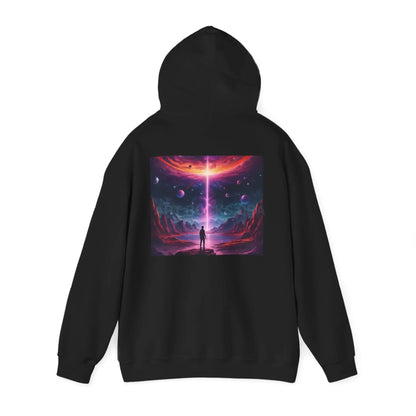 Cosmic Art Hoodie - Unisex Sweatshirt for Art Lovers Gift for Artists Space Vibes Unique Graphic Apparel Comfortable