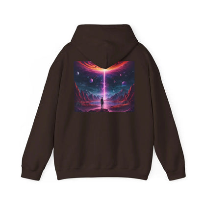 Cosmic Art Hoodie - Unisex Sweatshirt for Art Lovers Gift for Artists Space Vibes Unique Graphic Apparel Comfortable