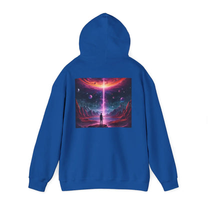 Cosmic Art Hoodie - Unisex Sweatshirt for Art Lovers Gift for Artists Space Vibes Unique Graphic Apparel Comfortable