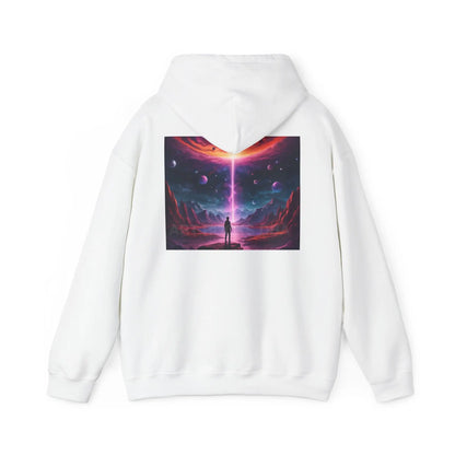 Cosmic Art Hoodie - Unisex Sweatshirt for Art Lovers Gift for Artists Space Vibes Unique Graphic Apparel Comfortable