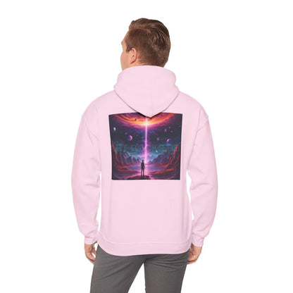 Cosmic Art Hoodie - Unisex Sweatshirt for Art Lovers Gift for Artists Space Vibes Unique Graphic Apparel Comfortable