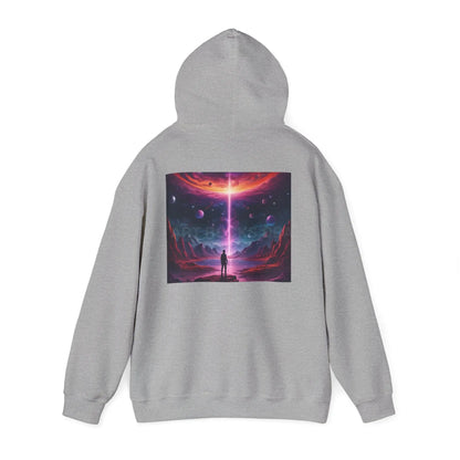 Cosmic Art Hoodie - Unisex Sweatshirt for Art Lovers Gift for Artists Space Vibes Unique Graphic Apparel Comfortable