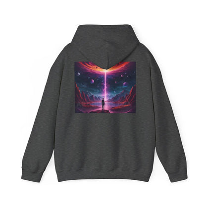 Cosmic Art Hoodie - Unisex Sweatshirt for Art Lovers Gift for Artists Space Vibes Unique Graphic Apparel Comfortable