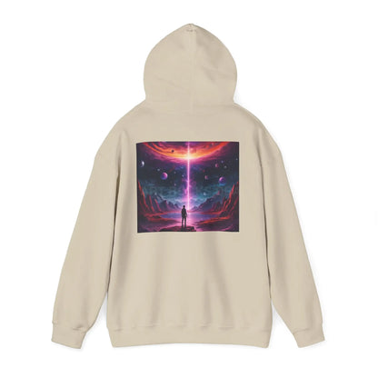 Cosmic Art Hoodie - Unisex Sweatshirt for Art Lovers Gift for Artists Space Vibes Unique Graphic Apparel Comfortable