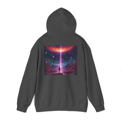 Cosmic Art Hoodie - Unisex Sweatshirt for Art Lovers Gift for Artists Space Vibes Unique Graphic Apparel Comfortable