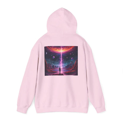 Cosmic Art Hoodie - Unisex Sweatshirt for Art Lovers Gift for Artists Space Vibes Unique Graphic Apparel Comfortable