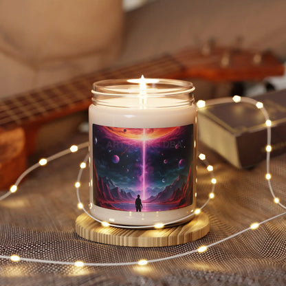 Cosmic Dream Scented Soy Candle 9oz - Relaxing Home Decor Aromatherapy Gift Self-Care Essential Unique Gift for Space