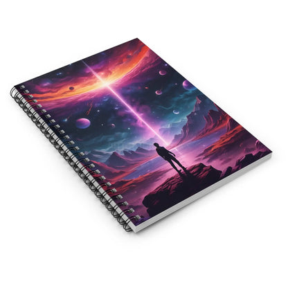 Cosmic Dream Spiral Notebook - Ruled Lines Aesthetic Journal for Artists Gift for Students Wanderlust Diary