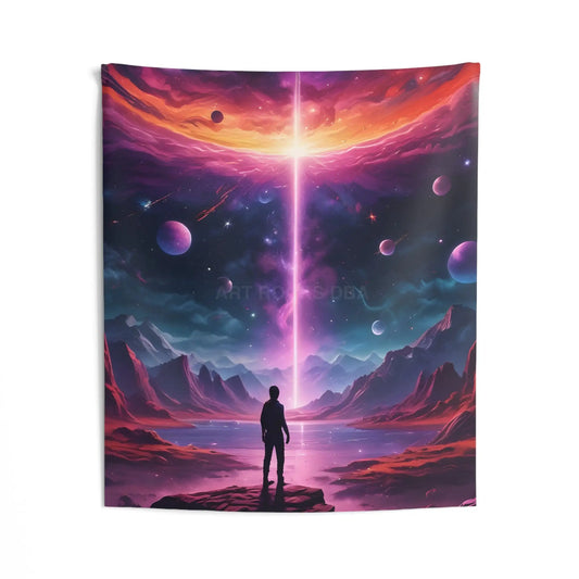 Cosmic Dreamscape Wall Tapestry Boho Home Decor Celestial Wall Hanging Space Art Tapestry Unique Gift for Astronomers