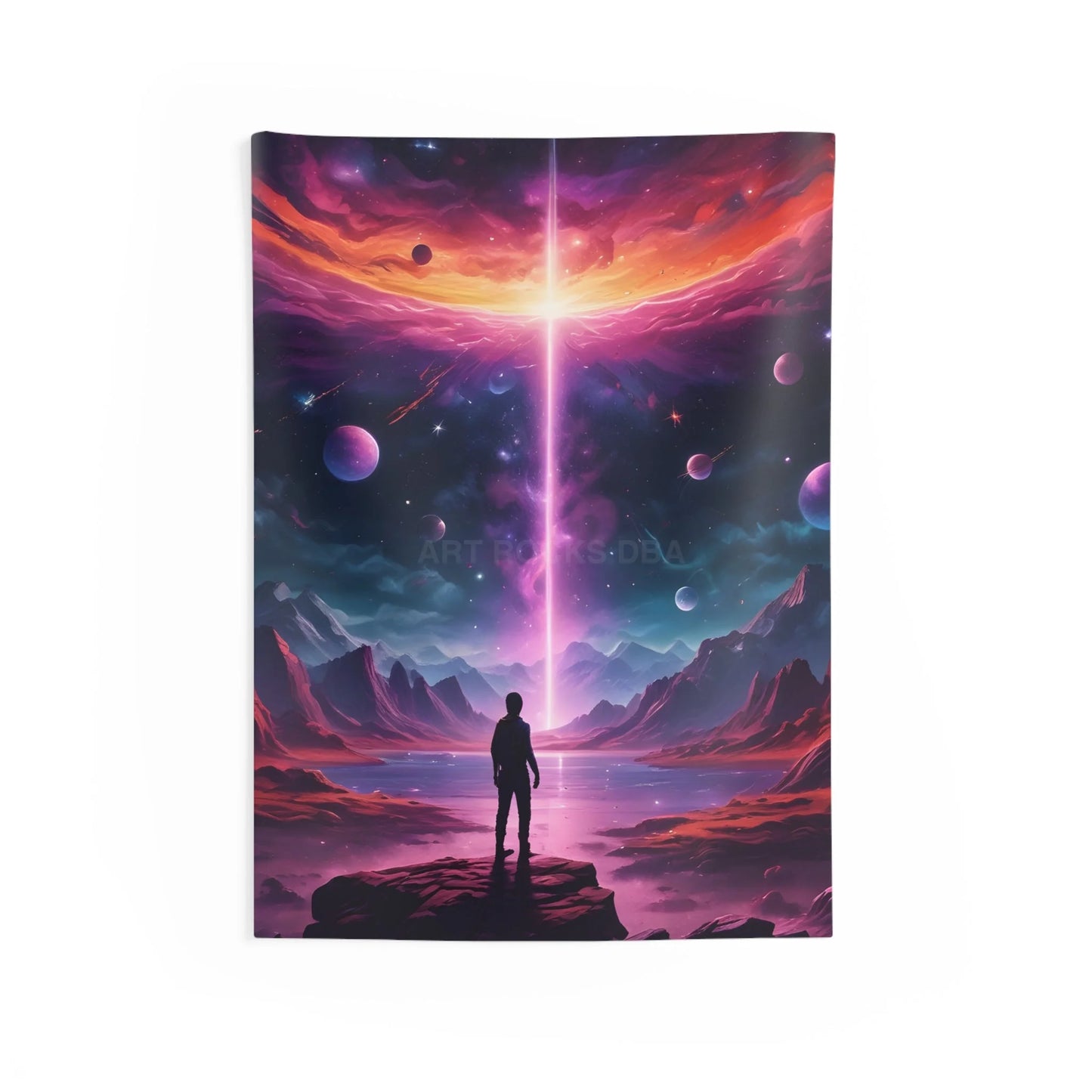 Cosmic Dreamscape Wall Tapestry Boho Home Decor Celestial Wall Hanging Space Art Tapestry Unique Gift for Astronomers