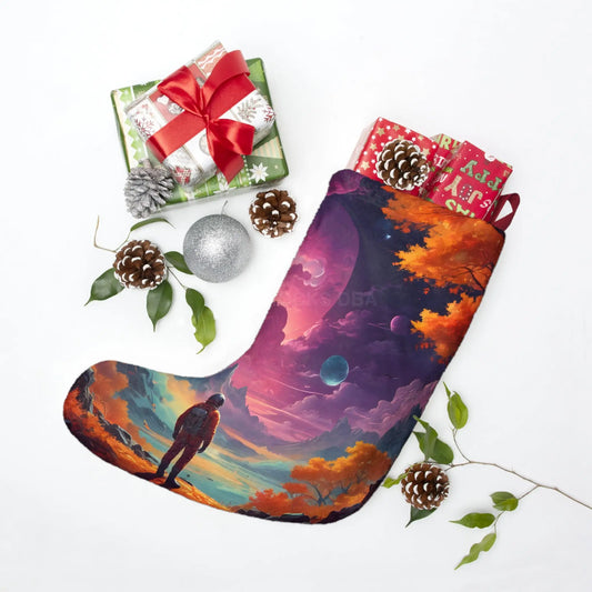 Cosmic Explorer Christmas Stocking - One size - Home Decor