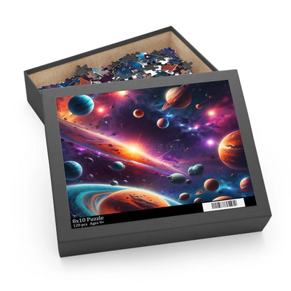 Cosmic Galaxy Jigsaw Puzzle — (120/252/500 pieces) - 10’’ × 8’’ (120 pcs) - Puzzle