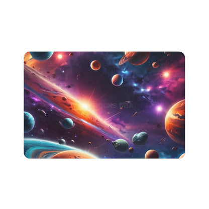 Cosmic Galaxy Pet Food Mat (12x18) - 12’’ × 18’’ / Rectangle - Pets