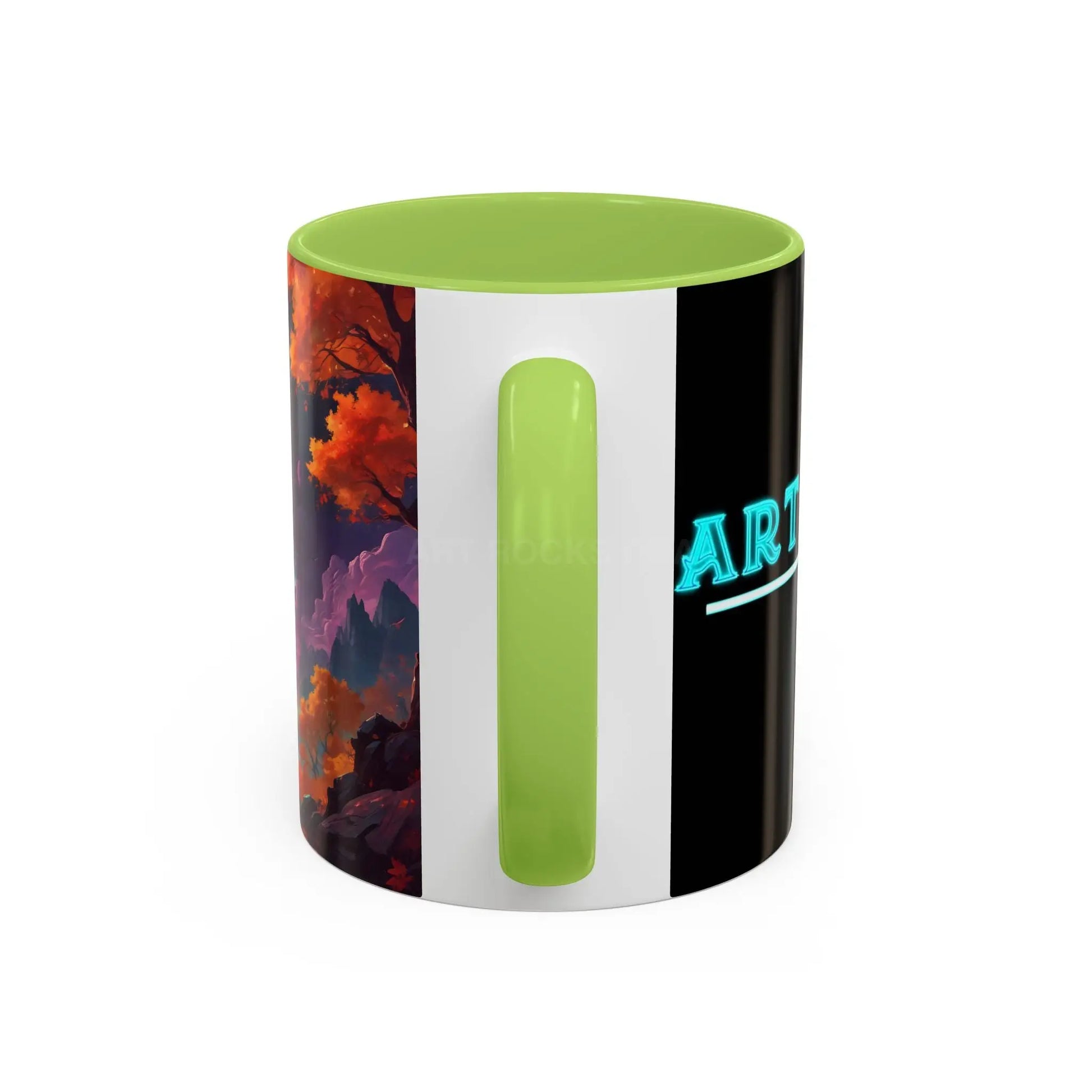 Cosmic Journey Coffee Mug — Surreal Space Landscape Accent Mug (11/15oz) - Mug