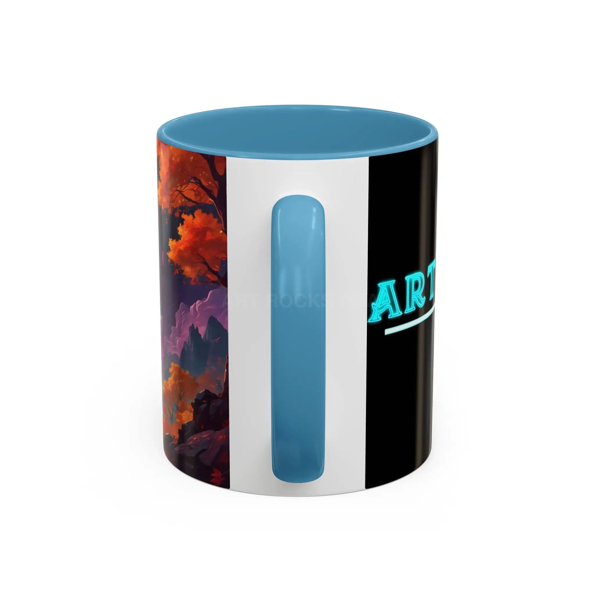 Cosmic Journey Coffee Mug — Surreal Space Landscape Accent Mug (11/15oz) - Mug