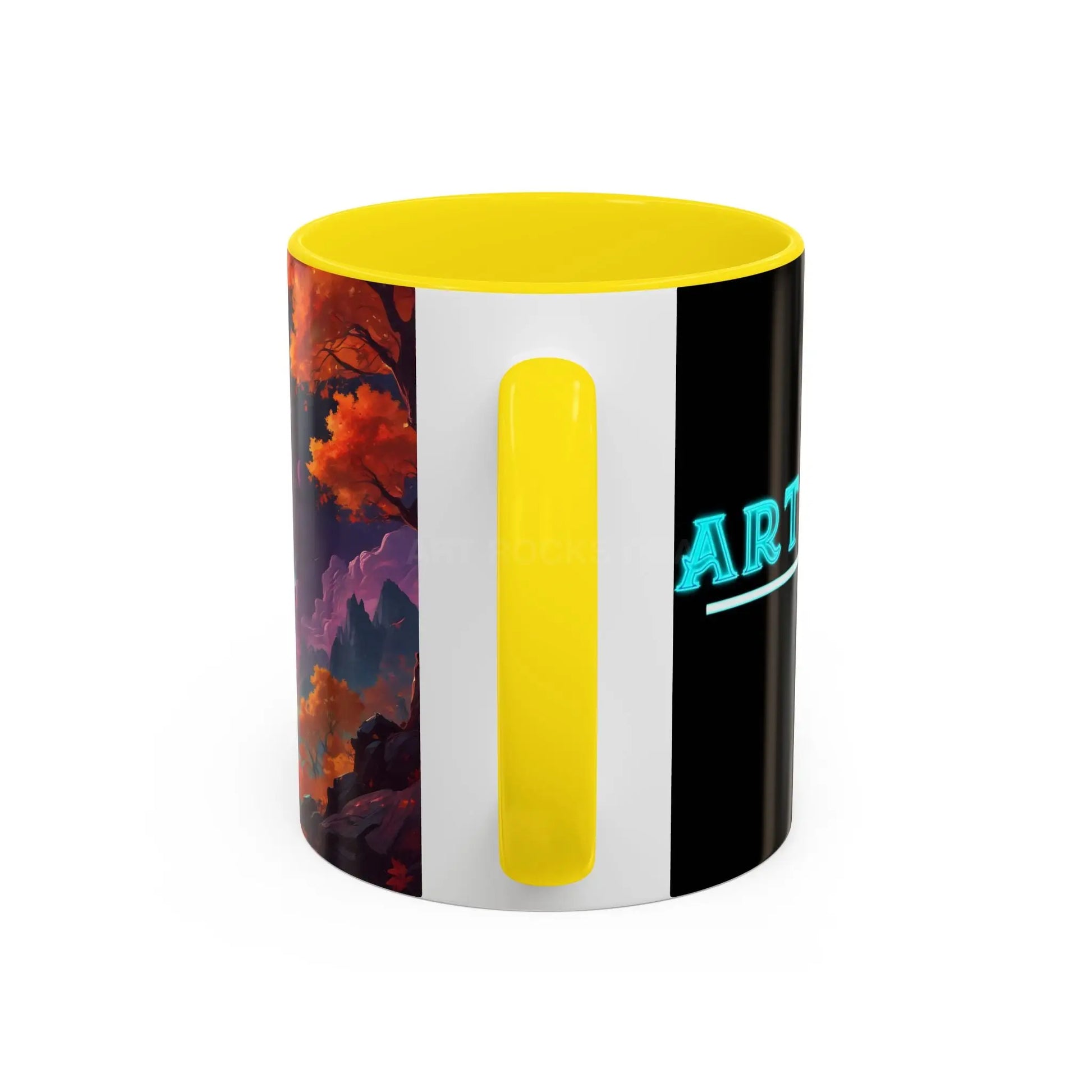 Cosmic Journey Coffee Mug — Surreal Space Landscape Accent Mug (11/15oz) - Mug