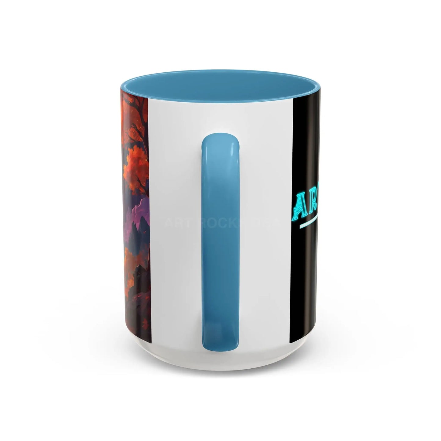 Cosmic Journey Coffee Mug — Surreal Space Landscape Accent Mug (11/15oz) - Mug