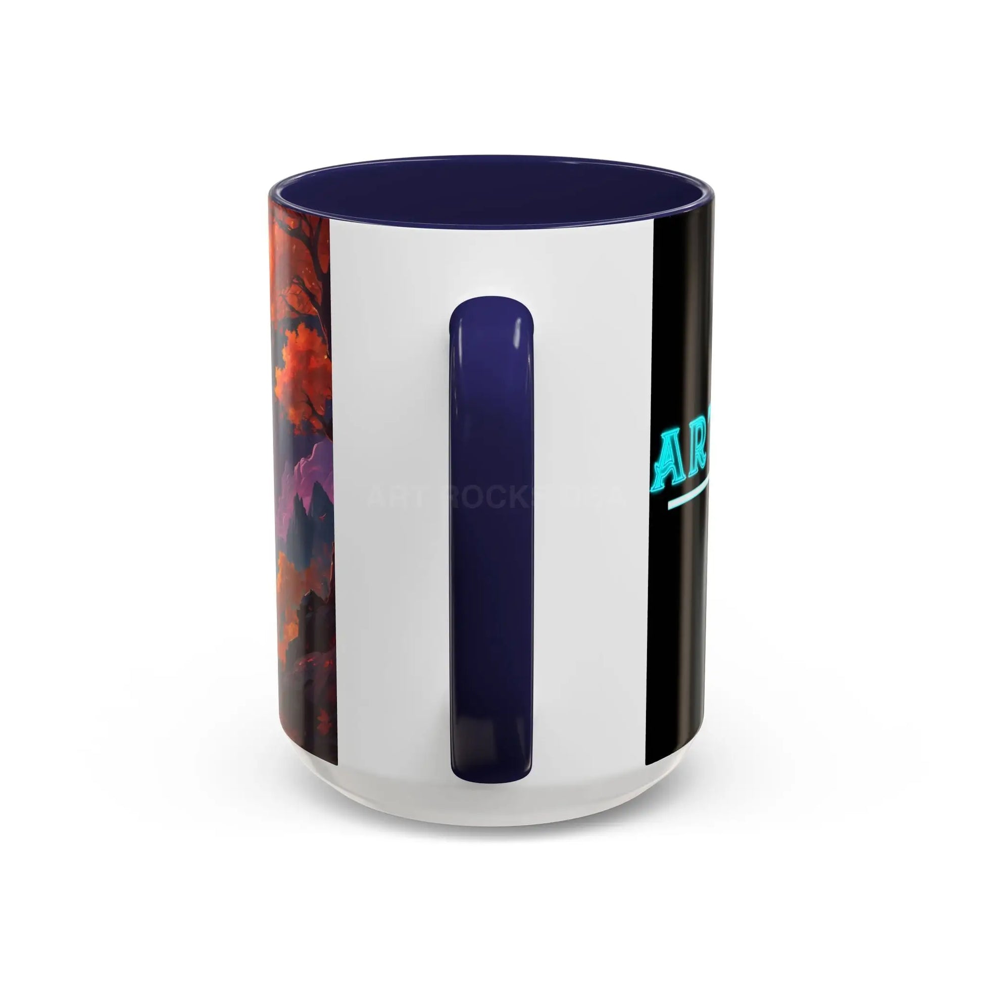 Cosmic Journey Coffee Mug — Surreal Space Landscape Accent Mug (11/15oz) - Mug
