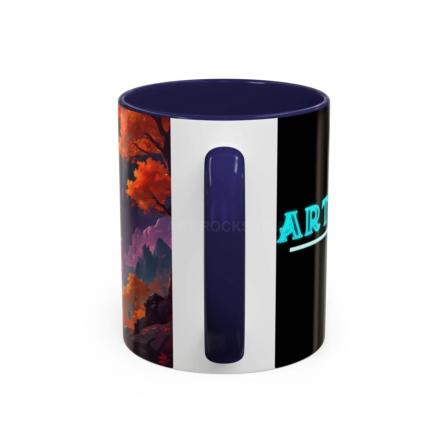 Cosmic Journey Coffee Mug — Surreal Space Landscape Accent Mug (11/15oz) - Mug