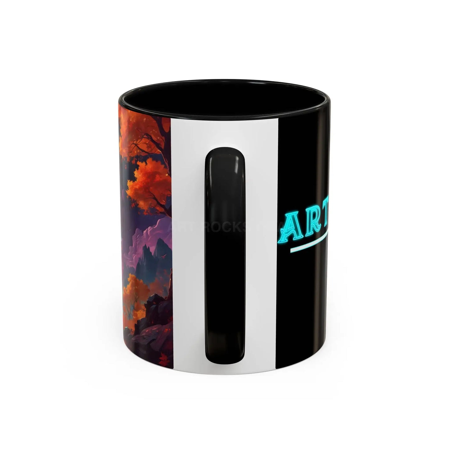 Cosmic Journey Coffee Mug — Surreal Space Landscape Accent Mug (11/15oz) - Mug