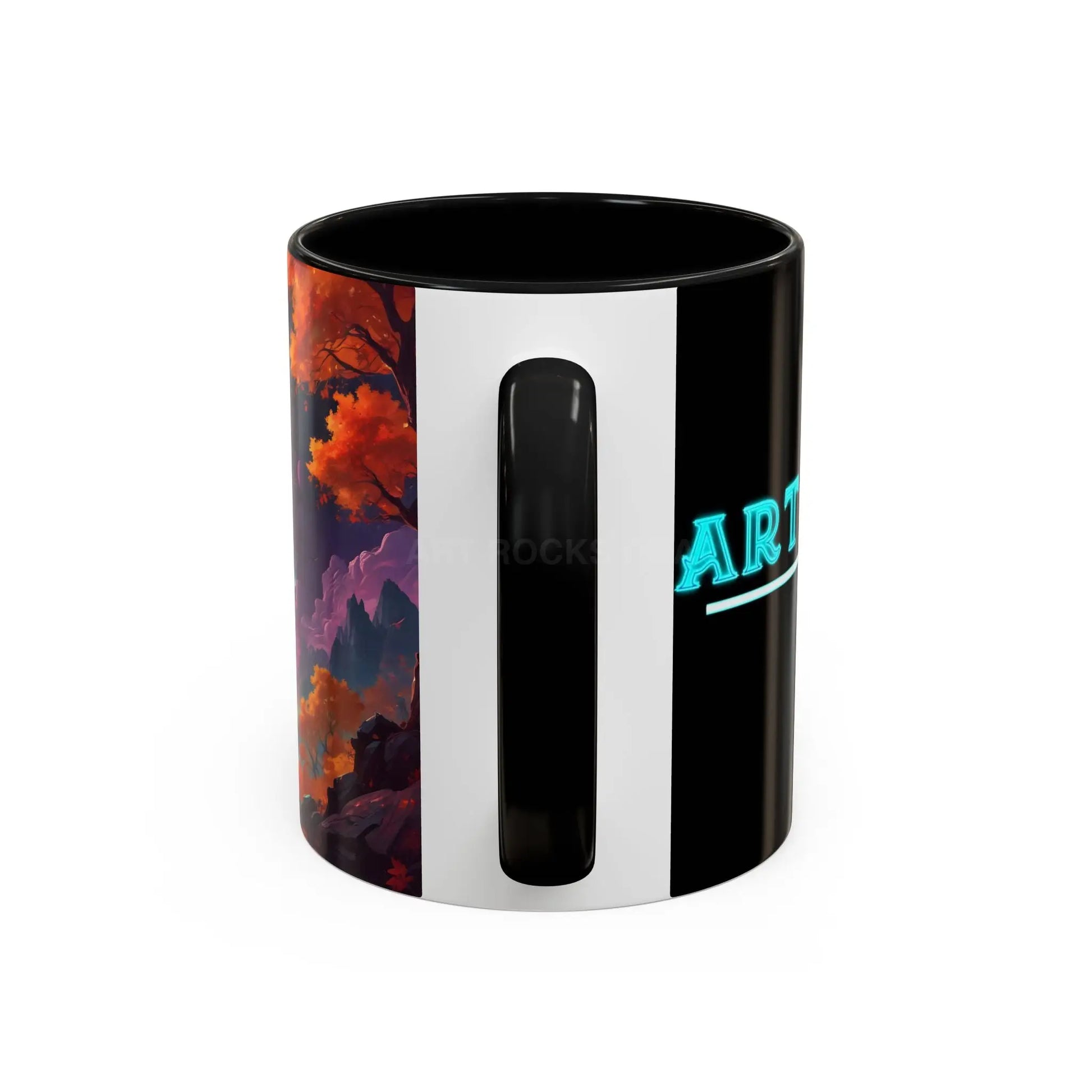 Cosmic Journey Coffee Mug — Surreal Space Landscape Accent Mug (11/15oz) - Mug