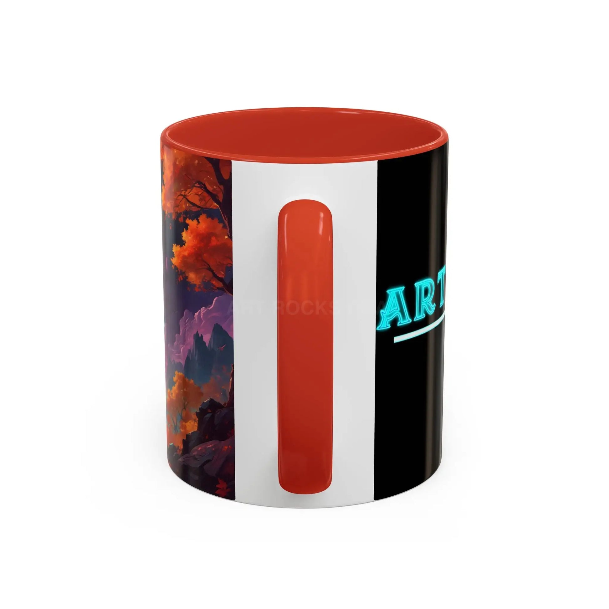 Cosmic Journey Coffee Mug — Surreal Space Landscape Accent Mug (11/15oz) - Mug
