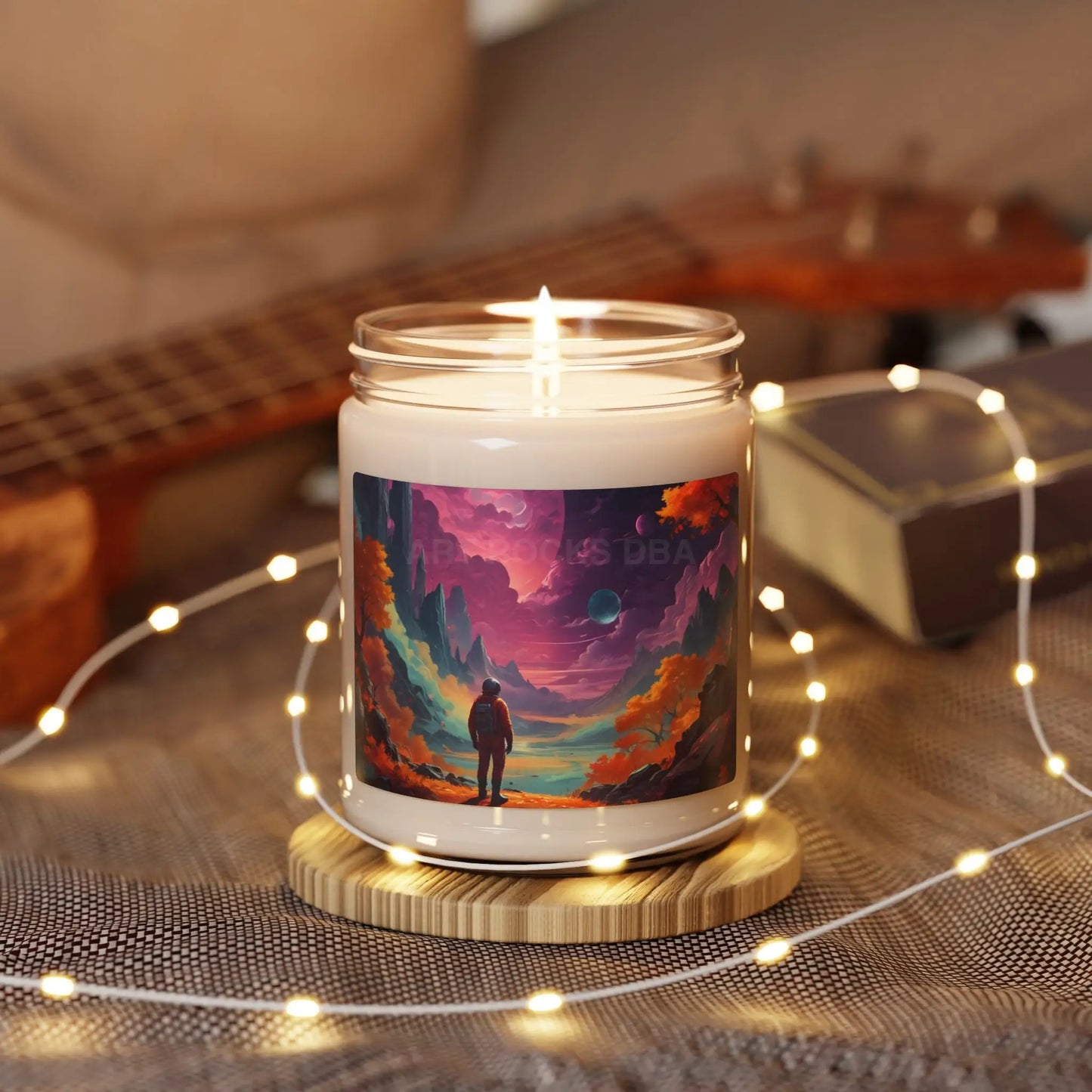Cosmic Journey Scented Soy Candle Calm Aromatherapy Candle Gift for Home Relaxation Candle for Meditation Unique Decor