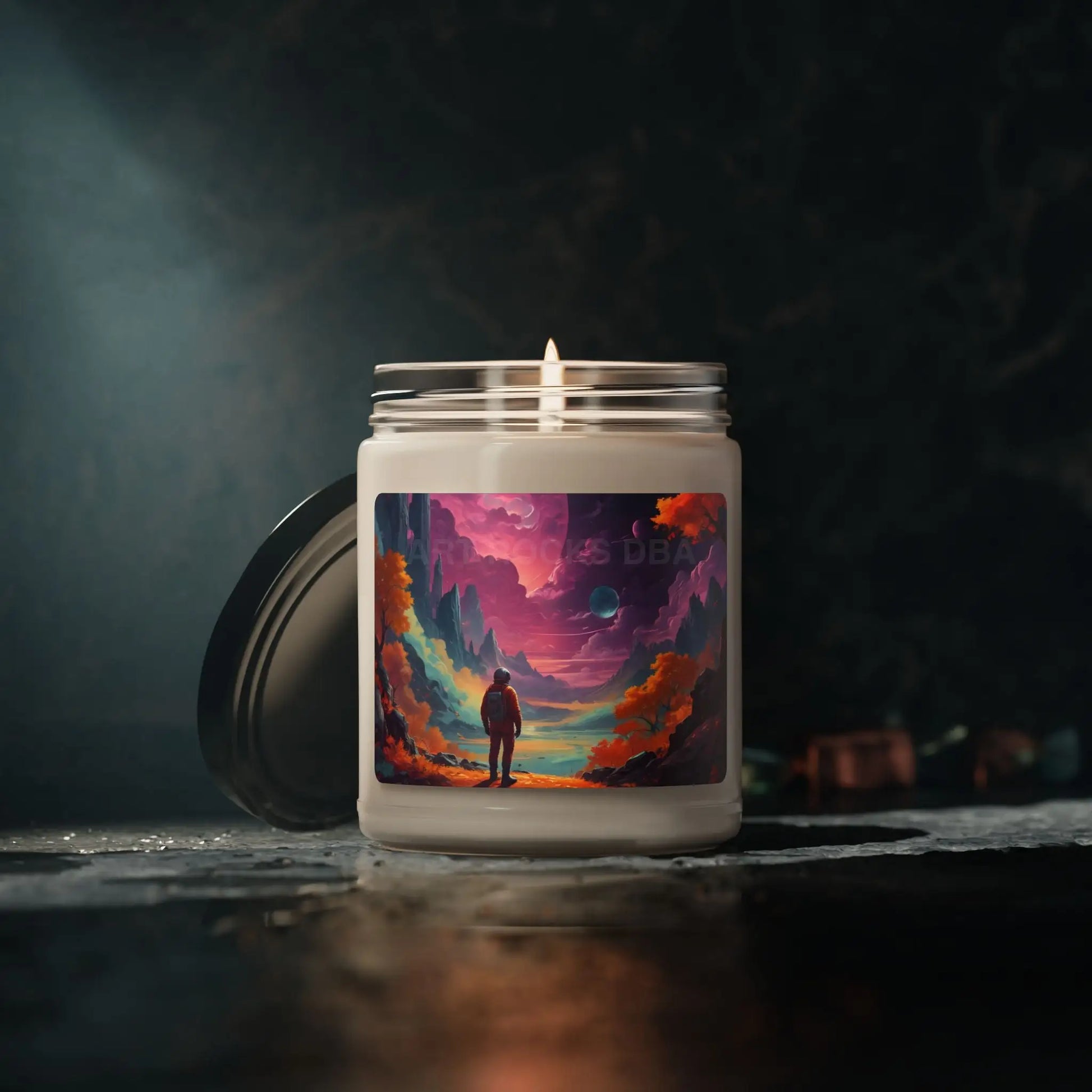 Cosmic Journey Scented Soy Candle Calm Aromatherapy Candle Gift for Home Relaxation Candle for Meditation Unique Decor