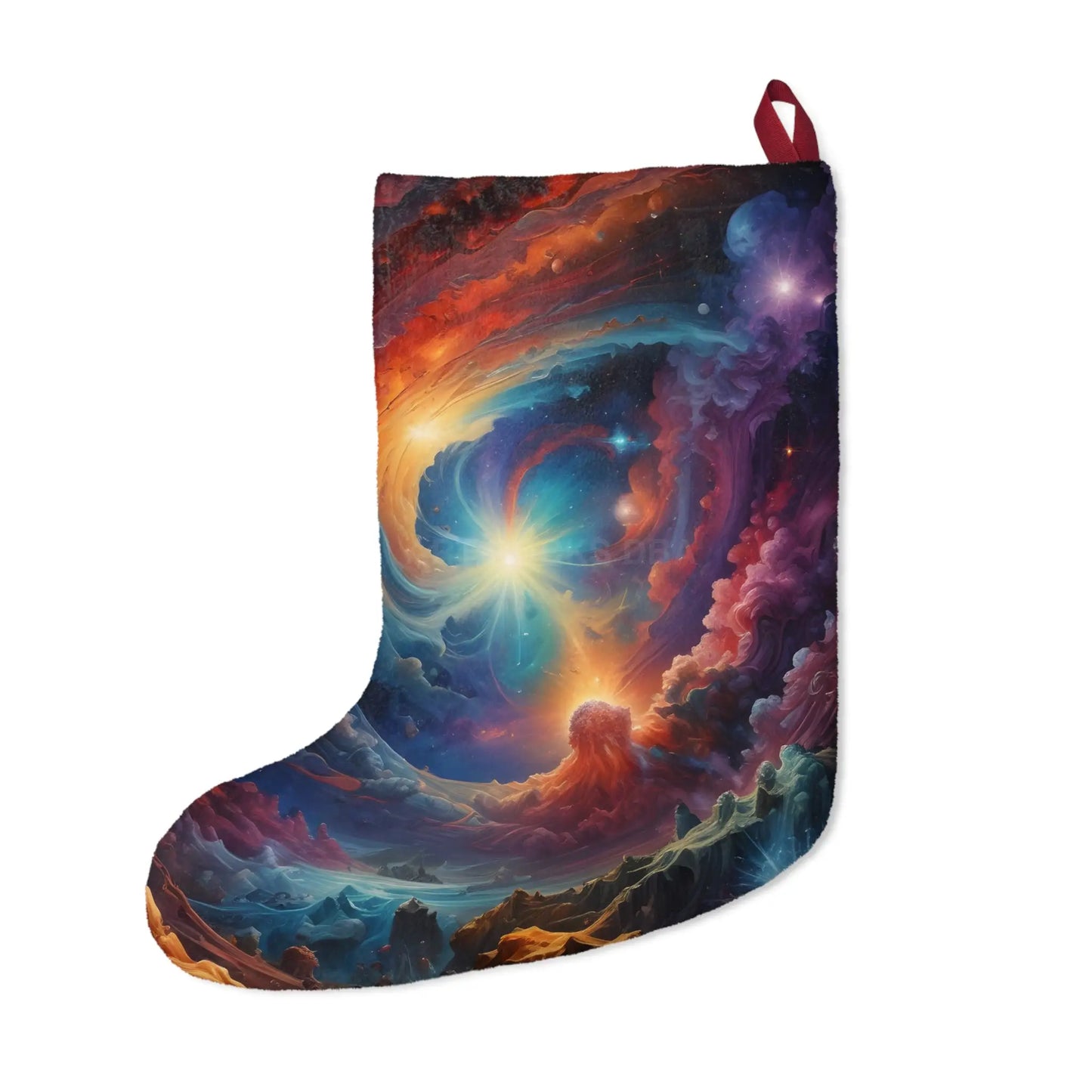 Cosmic Nebula Christmas Stocking - One size - Home Decor