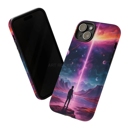 Cosmic Phone Case with Galactic Design Tough Cases for Space Lovers Unique Gift for Astronaut Fans Aesthetic Mobile