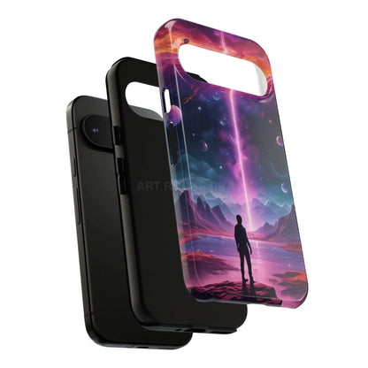 Cosmic Phone Case with Galactic Design Tough Cases for Space Lovers Unique Gift for Astronaut Fans Aesthetic Mobile