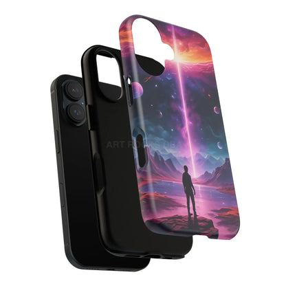Cosmic Phone Case with Galactic Design Tough Cases for Space Lovers Unique Gift for Astronaut Fans Aesthetic Mobile