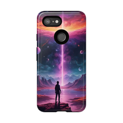 Cosmic Phone Case with Galactic Design Tough Cases for Space Lovers Unique Gift for Astronaut Fans Aesthetic Mobile