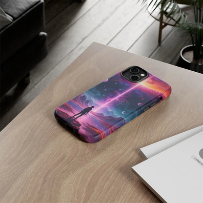 Cosmic Phone Case with Galactic Design Tough Cases for Space Lovers Unique Gift for Astronaut Fans Aesthetic Mobile