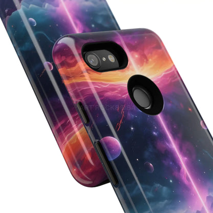 Cosmic Phone Case with Galactic Design Tough Cases for Space Lovers Unique Gift for Astronaut Fans Aesthetic Mobile