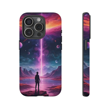 Cosmic Phone Case with Galactic Design Tough Cases for Space Lovers Unique Gift for Astronaut Fans Aesthetic Mobile