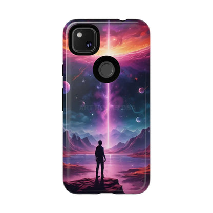 Cosmic Phone Case with Galactic Design Tough Cases for Space Lovers Unique Gift for Astronaut Fans Aesthetic Mobile