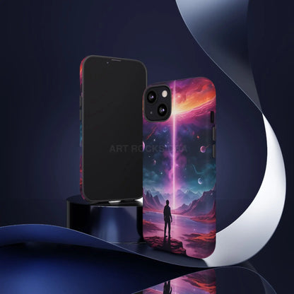 Cosmic Phone Case with Galactic Design Tough Cases for Space Lovers Unique Gift for Astronaut Fans Aesthetic Mobile