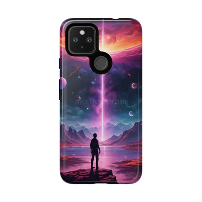 Cosmic Phone Case with Galactic Design Tough Cases for Space Lovers Unique Gift for Astronaut Fans Aesthetic Mobile