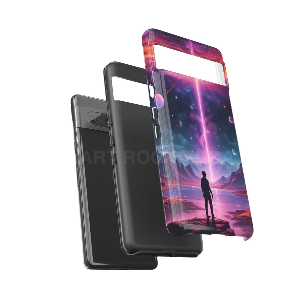 Cosmic Phone Case with Galactic Design Tough Cases for Space Lovers Unique Gift for Astronaut Fans Aesthetic Mobile