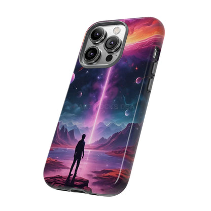 Cosmic Phone Case with Galactic Design Tough Cases for Space Lovers Unique Gift for Astronaut Fans Aesthetic Mobile