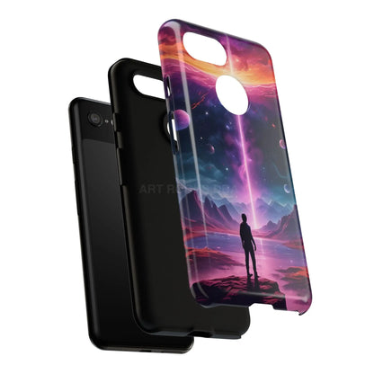 Cosmic Phone Case with Galactic Design Tough Cases for Space Lovers Unique Gift for Astronaut Fans Aesthetic Mobile