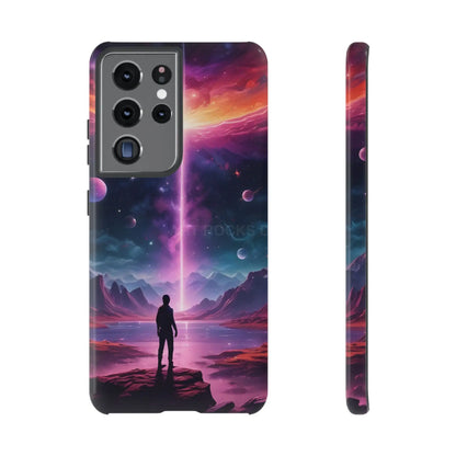 Cosmic Phone Case with Galactic Design Tough Cases for Space Lovers Unique Gift for Astronaut Fans Aesthetic Mobile