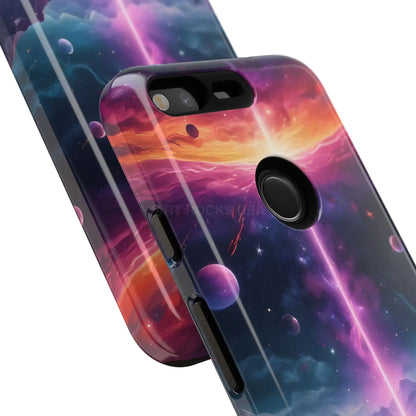Cosmic Phone Case with Galactic Design Tough Cases for Space Lovers Unique Gift for Astronaut Fans Aesthetic Mobile