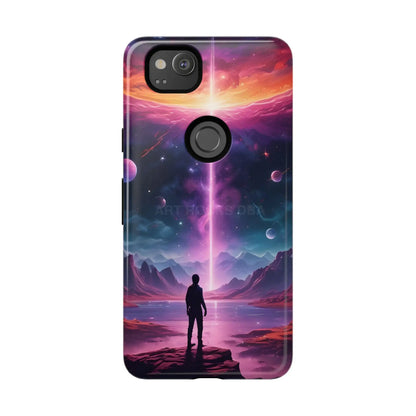 Cosmic Phone Case with Galactic Design Tough Cases for Space Lovers Unique Gift for Astronaut Fans Aesthetic Mobile