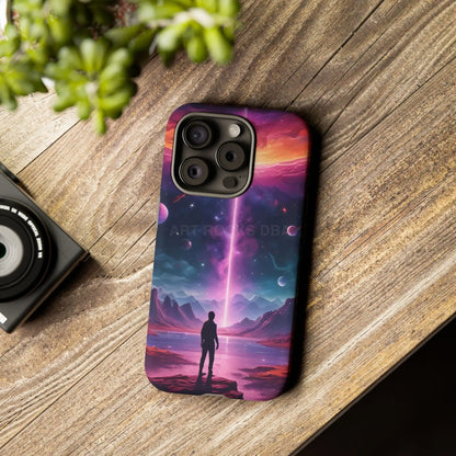Cosmic Phone Case with Galactic Design Tough Cases for Space Lovers Unique Gift for Astronaut Fans Aesthetic Mobile